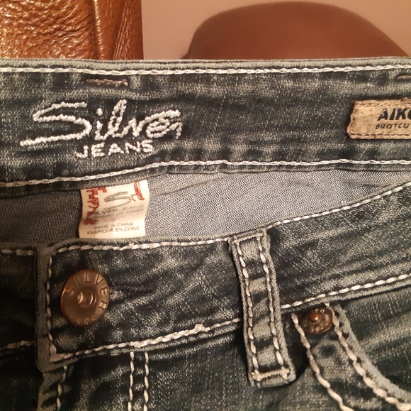 Silver boot cut jeans - Picture 8 of 10